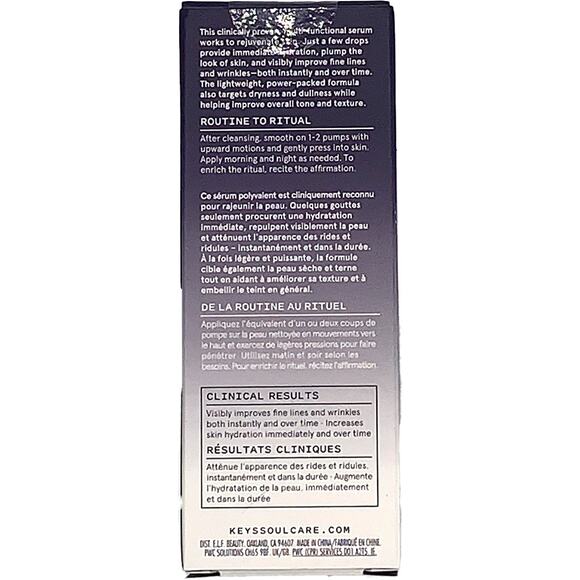 KEYS Soulcare Truly Becoming Multi-Benefit Peptide Serum 1 oz (30 ml) NEW/Sealed - Picture 6 of 7